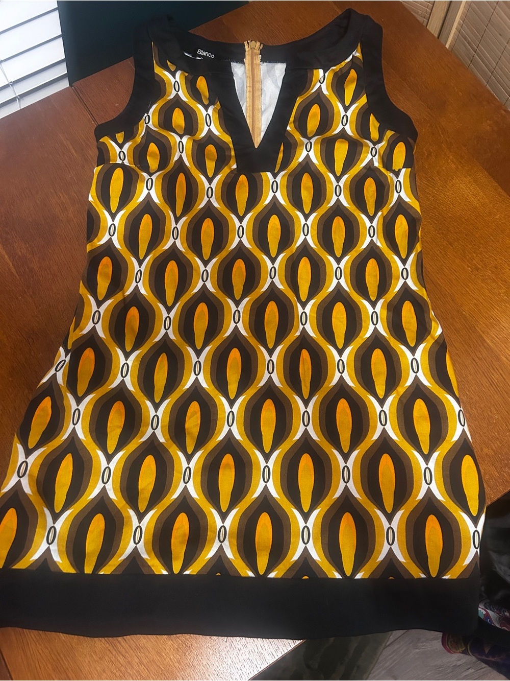Blanco mod shift dress